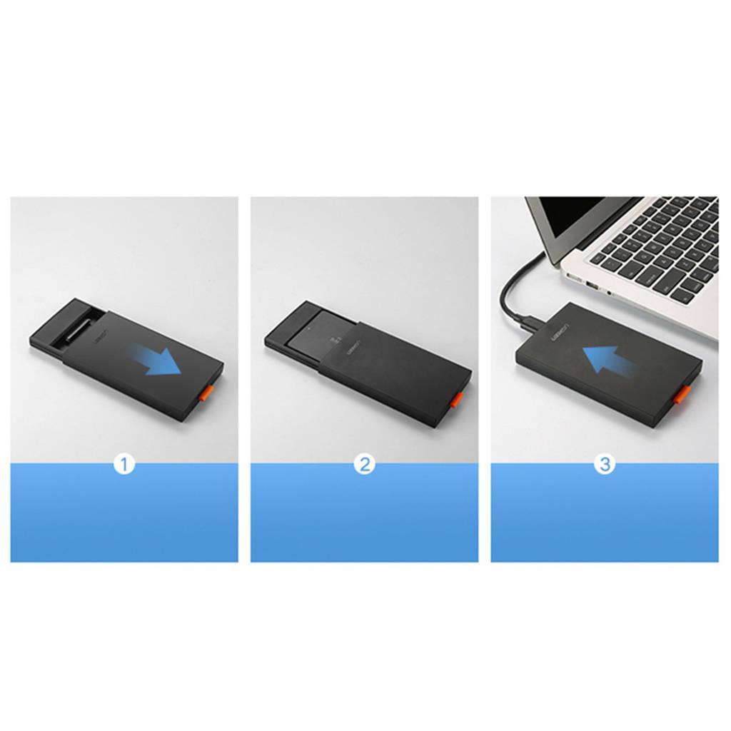 CM237 UGREEN (60353) HDD Enclosure 2.5 SATA to USB 3.0 Hard Enclosure for SSD Drive HDD