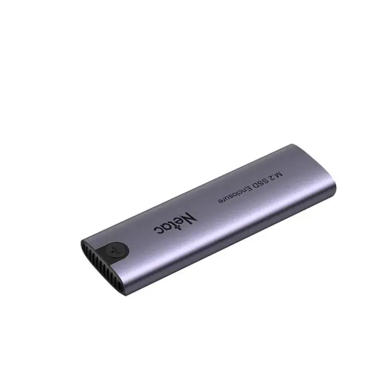 NETAC NT07WH51-32CA M.2 NVMe/SATA SSD Case, USB3.1 Gen2 10Gb/s M-Key NVMe & SATA, A to C cable
