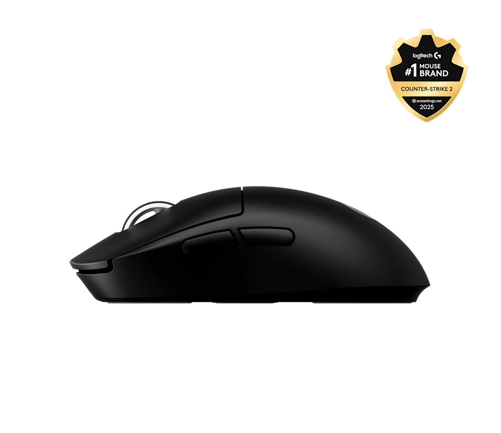 Logitech PRO X SUPERLIGHT 2c Mouse, Wireless Gaming 8K LIGHTSPEED, Black